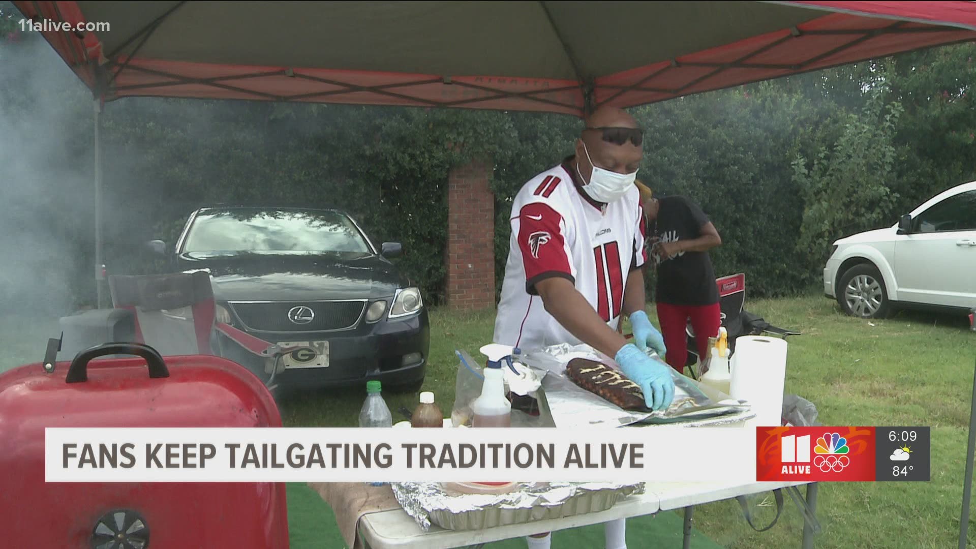 How Falcons fans rooted for the home team during the season opener for a not-so-normal year.