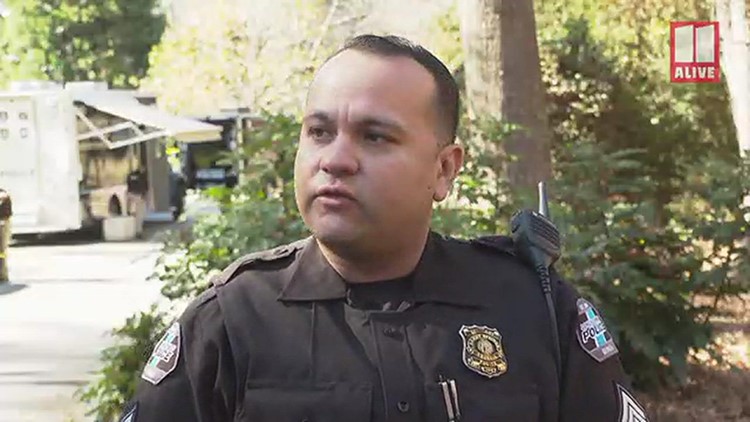 Officer stabbed in struggle with alleged burglar, Sandy Springs Police say