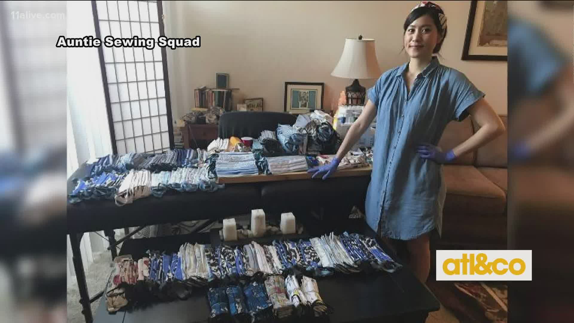 Over 800 members of the "Auntie Sewing Squad" churn out masks and mail them nationwide! Cara Kneer shares heartwarming stories with Christine Pullara on A&C.