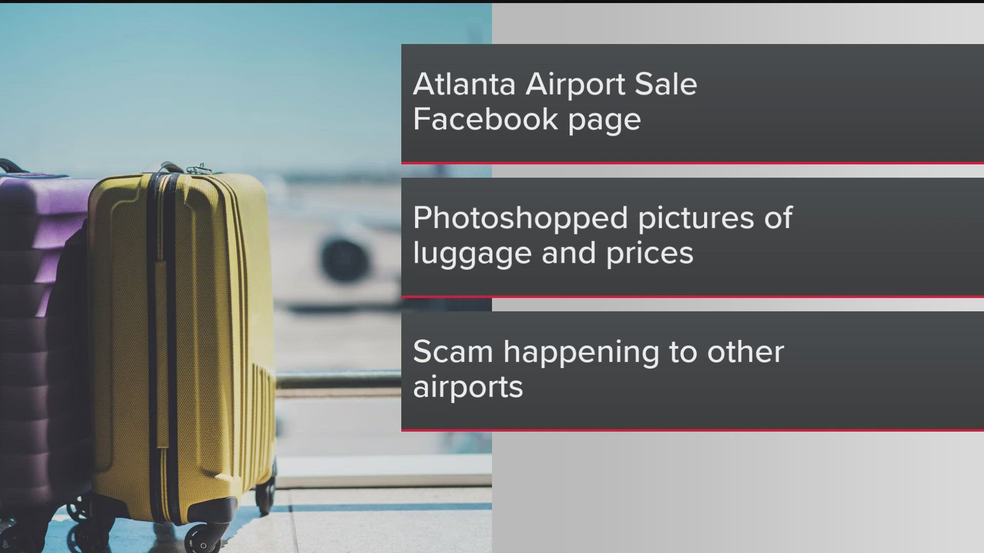11Alive is warning passengers to look out for the scam.