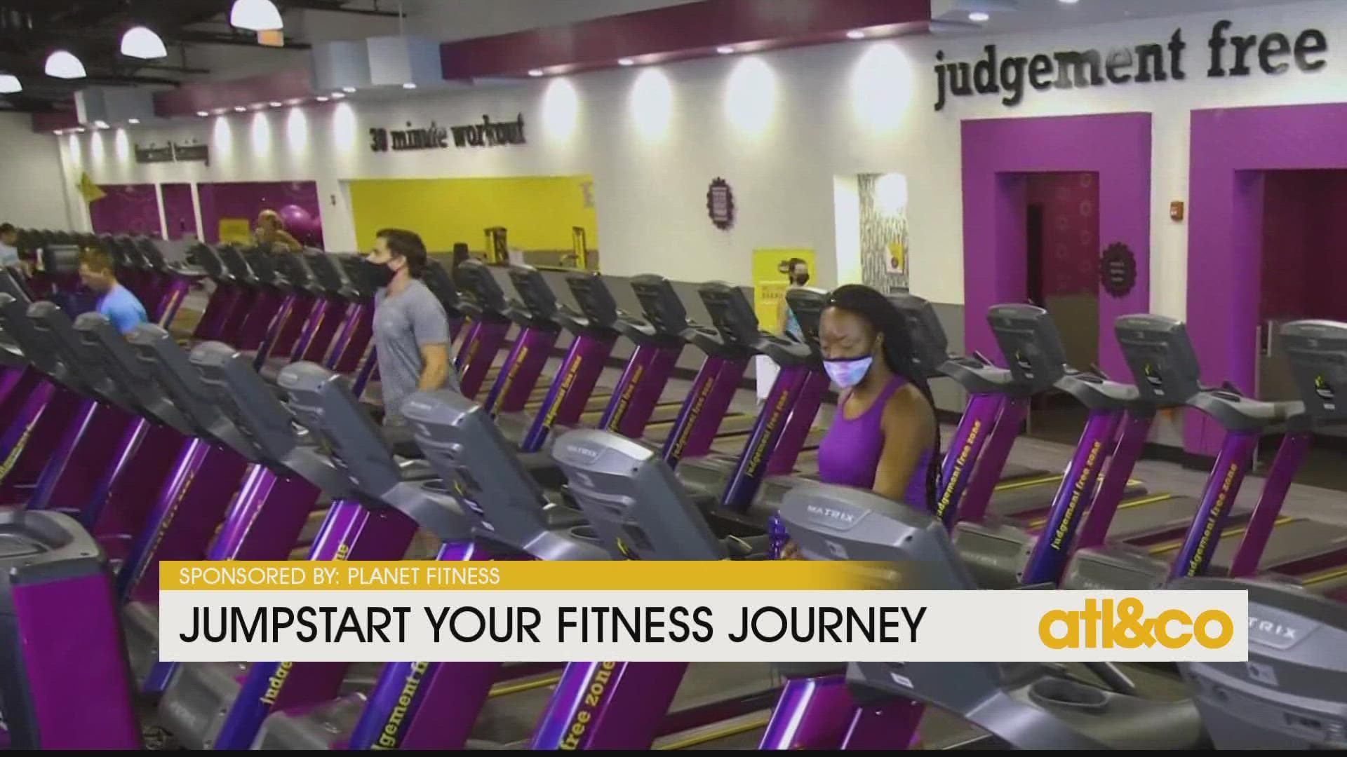 Feel "fitacular" in 2022! Planet Fitness is spacious, clean, and judgement-free for your New Year's goals.