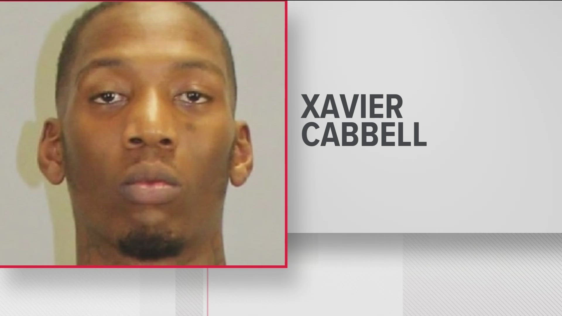 Xavier Cabbell was arrested on Friday after Clayton County Police Detectives were able to identify the suspect and secure warrants for his arrest at his home.