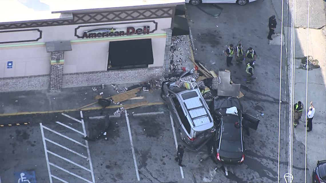 Donald Lee Hollowell chase leads to crash into American Deli | 11alive.com