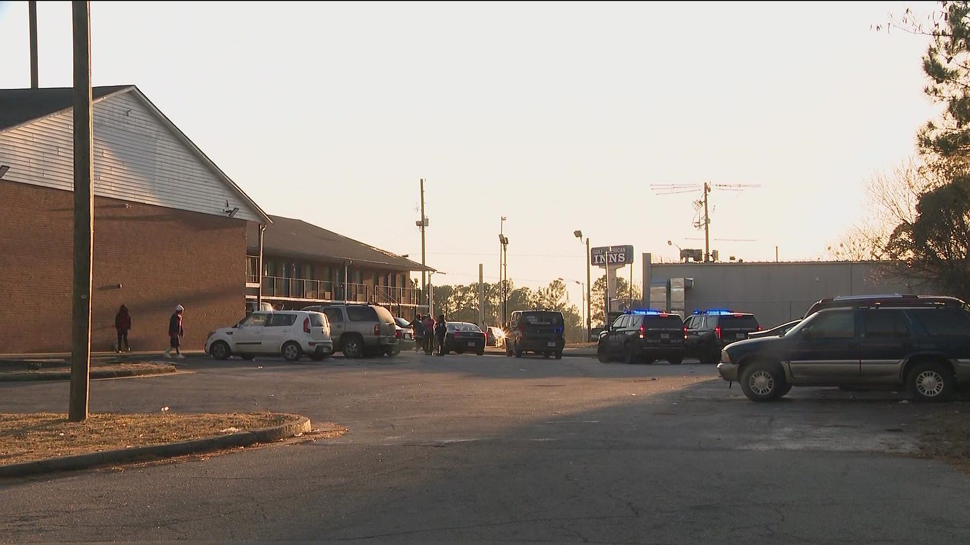 Authorities said it happened at the Budgetel Inn & Suites along Gus Place in Decatur.