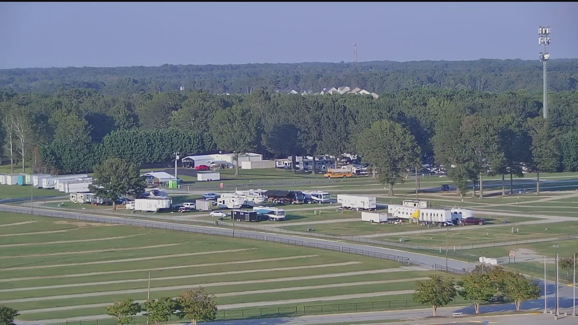 Atlanta Motor Speedway campgrounds have opened for people seeking refuge several times over recent years, according to a release.