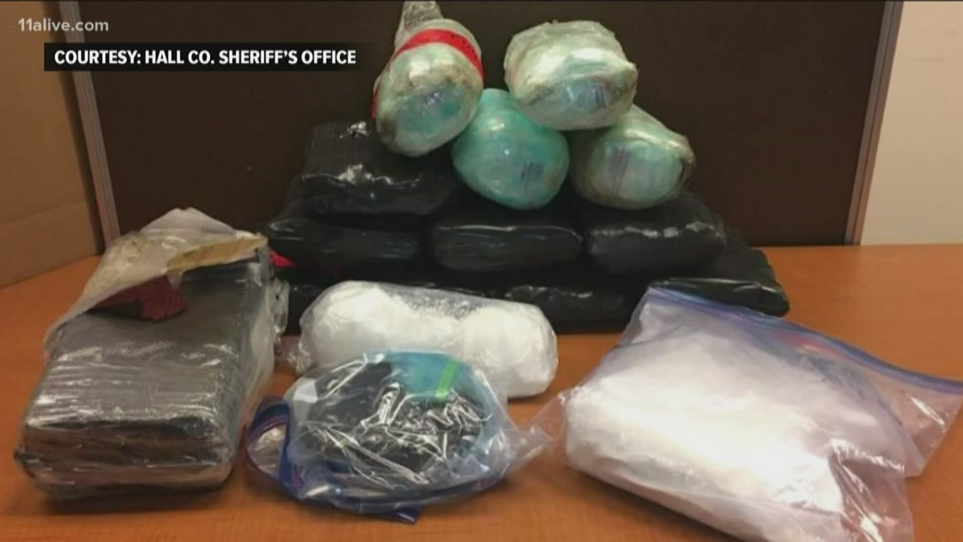 Several state, local and federal agencies teamed up to take a large drug sweep that ended with seven arrests.