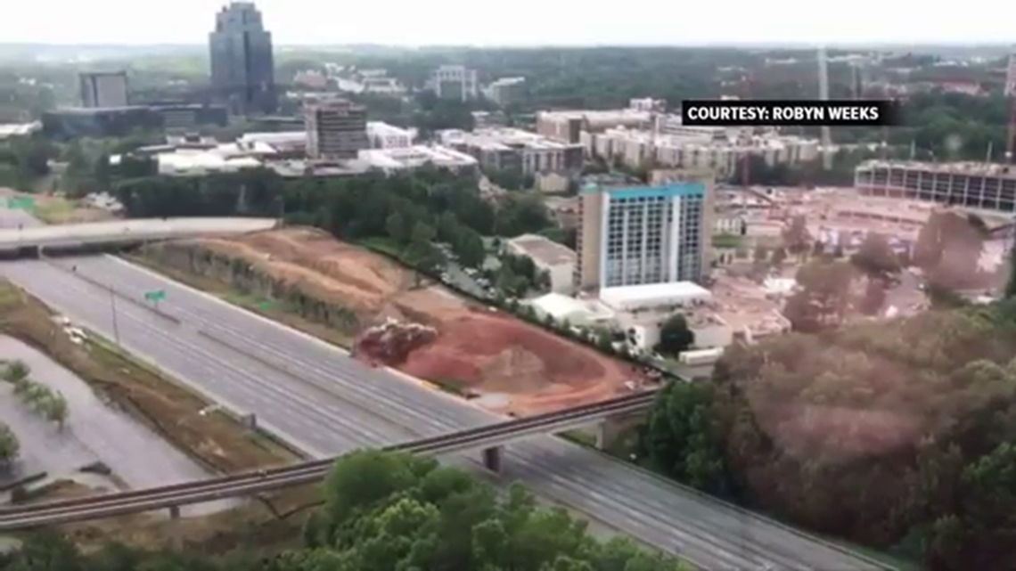 Explosions in Sandy Springs on I285 Relax, there a good reason