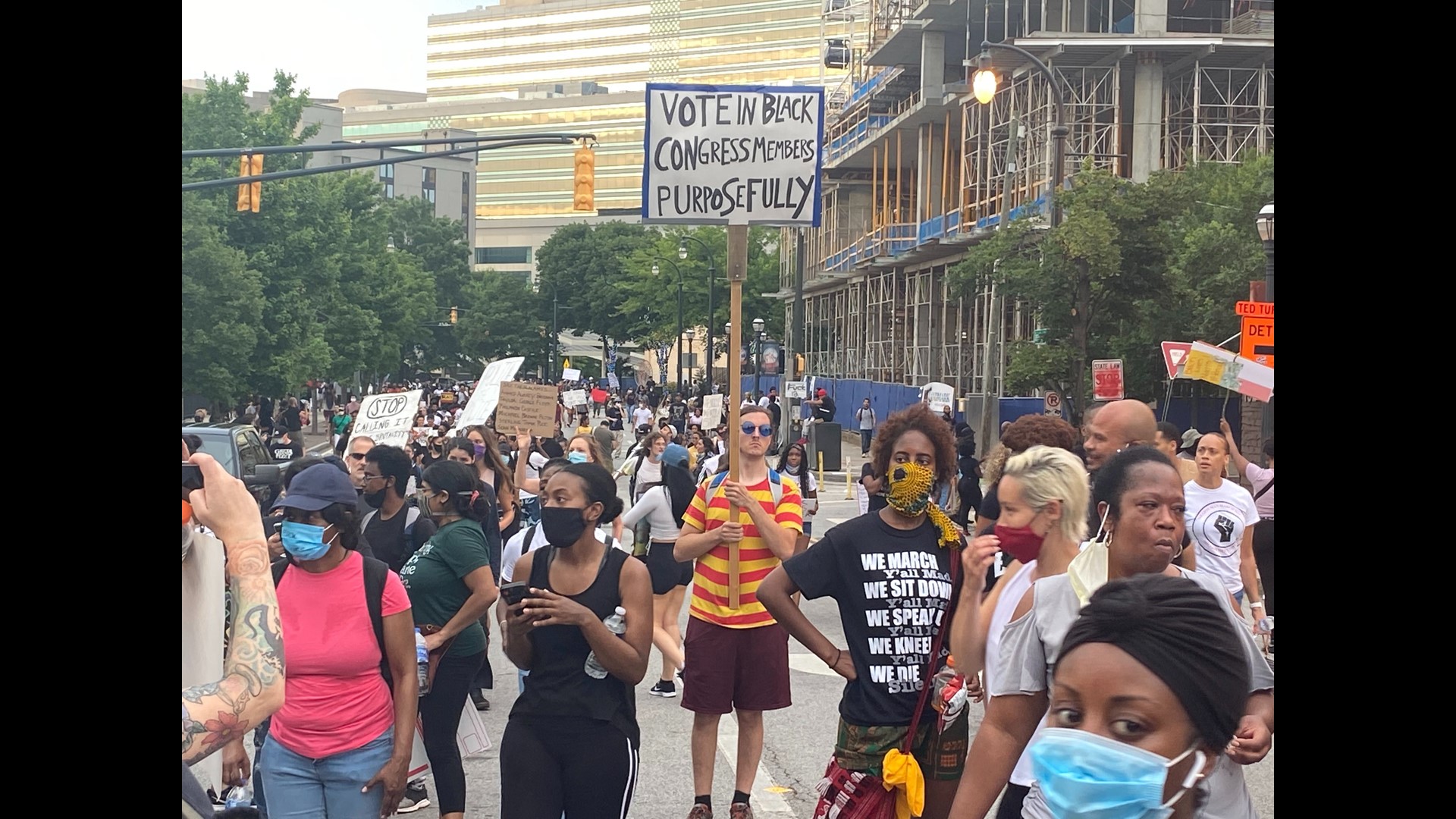 Protests in Atlanta on Saturday