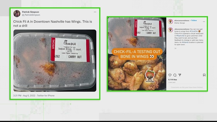 VERIFY: Viral photo of chicken wings in Chick-fil-A box is real, but it needs context