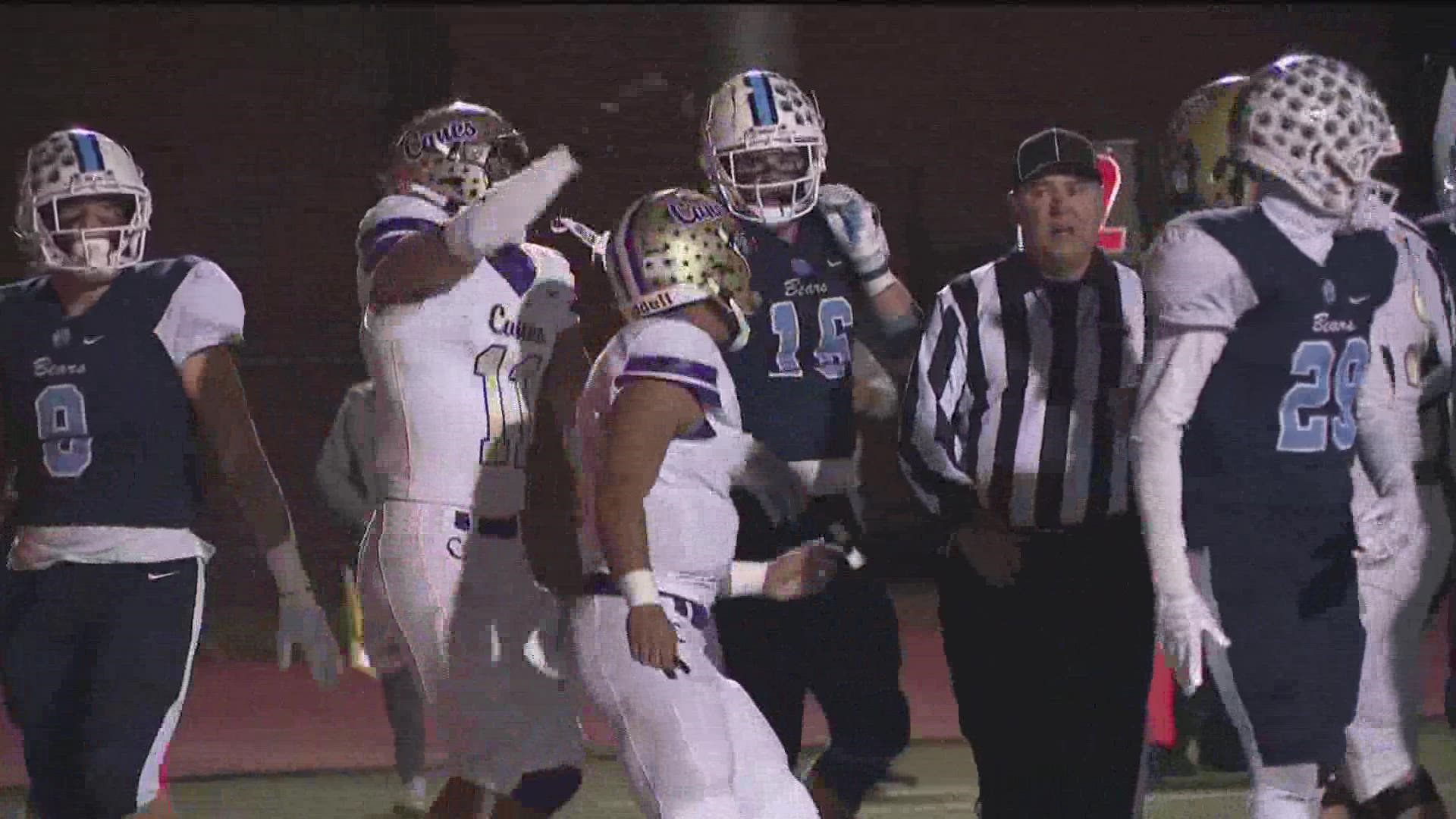 Cartersville cruised to a 37-14 win against Cambridge.