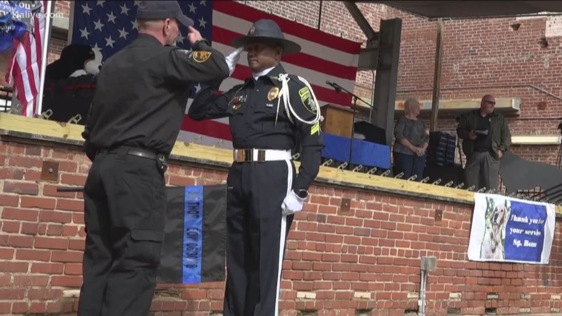 The only memorial for police dogs in the country takes place in Porterdale, Georgia. It was inspired by a dog, Beau, who everyone wanted to remember.