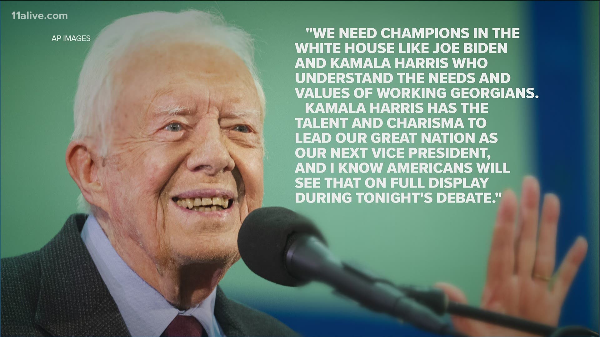 Here is what the former president had to say.