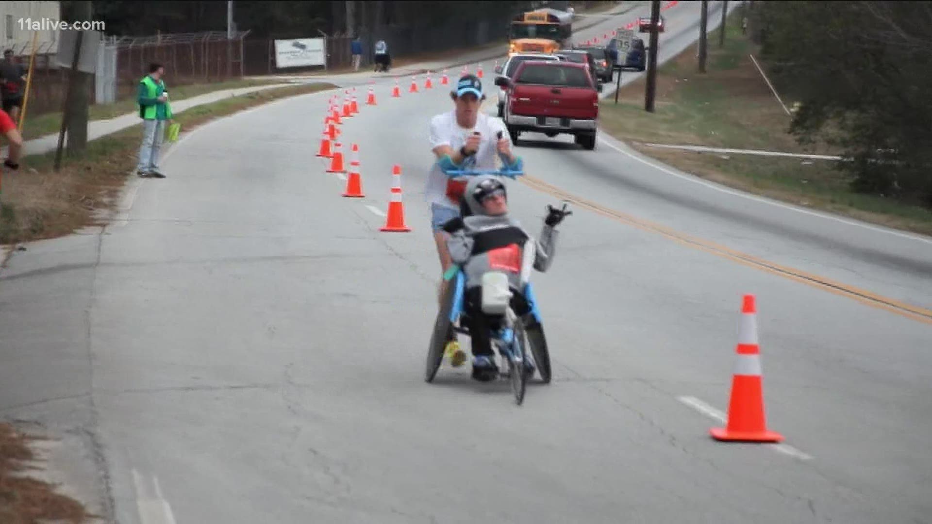 The Kyle Pease Foundation uses virtual race to break boundaries for wheelchair athletes.