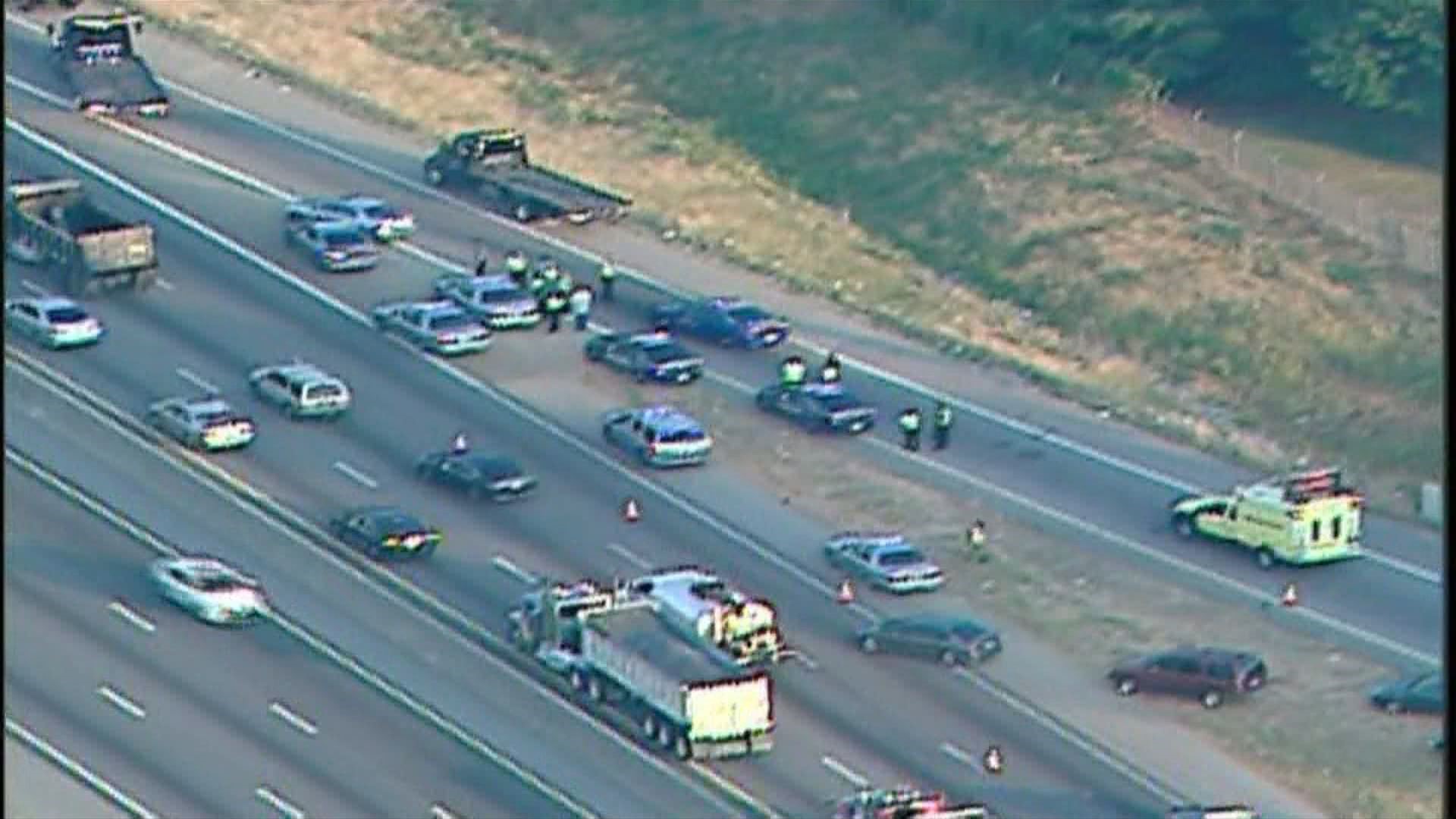 Police chase ends in 7 car crash | 11alive.com