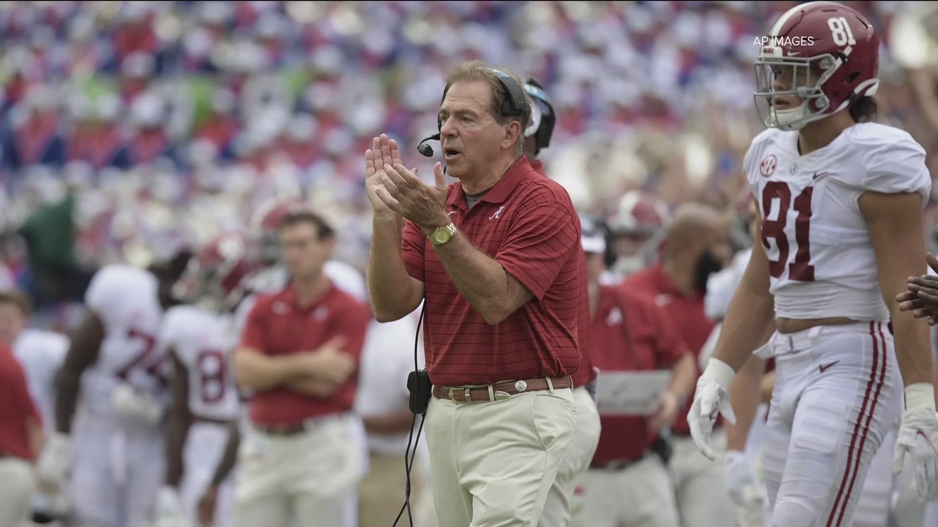 Saban won six national championships while leading the Crimson Tide from 2007 to 2023.
