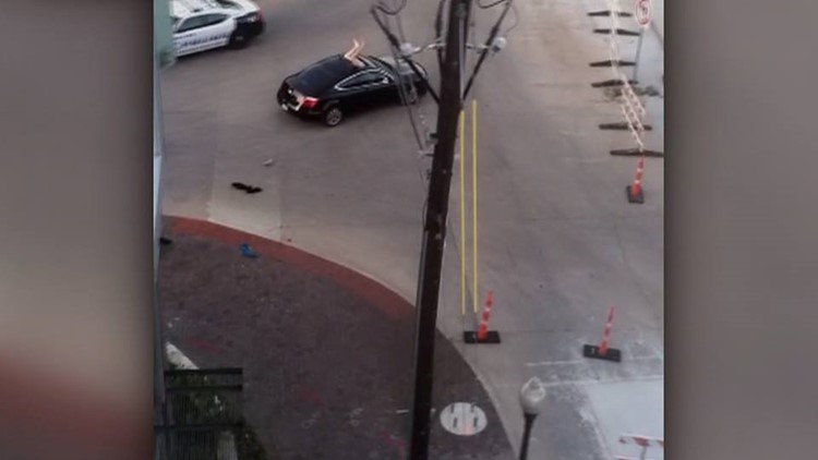 Naked man dives through sunroof, attacks Texas driver | 11alive.com