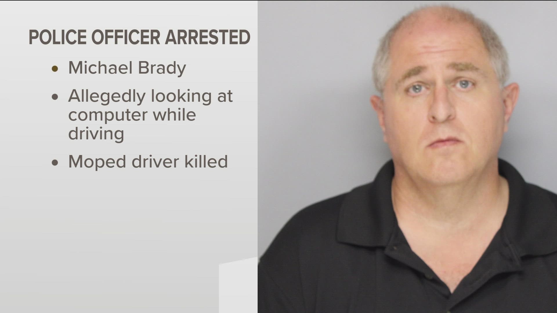 A Gwinnett County Police Officer is off street patrol as he faces vehicular homicide charges.