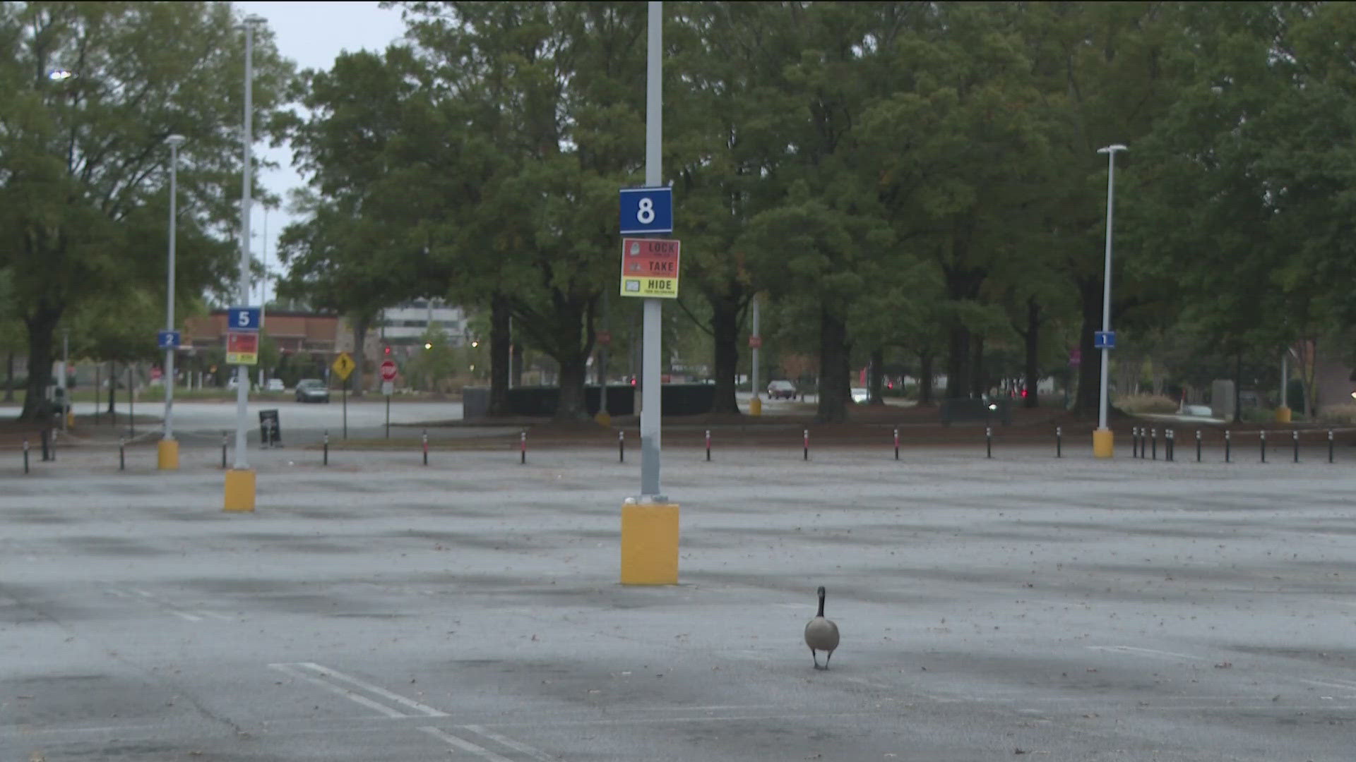 New paid parking spots will be near the mall's front entrance beginning on Monday.