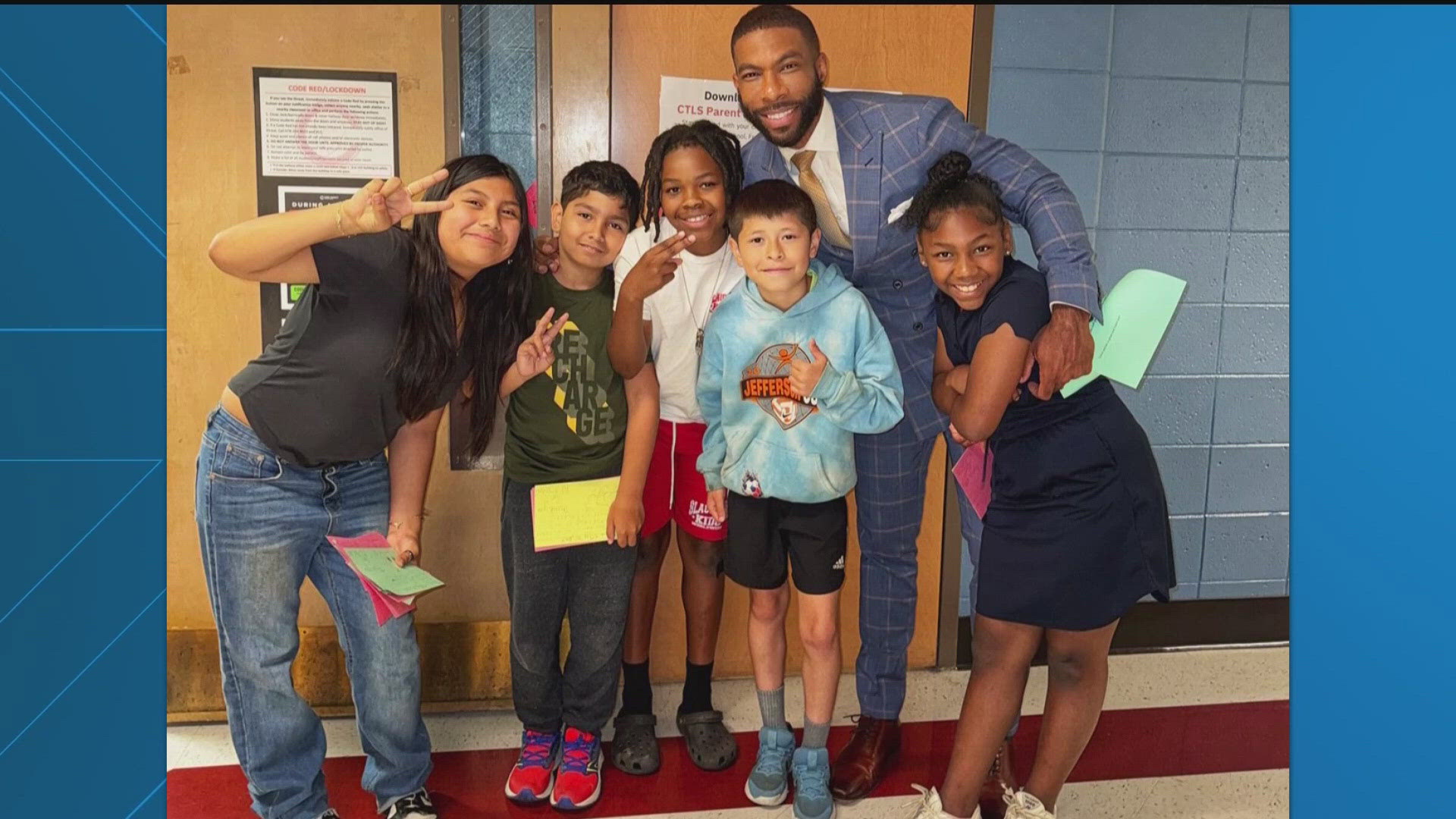 Teachers were treated to lunch, gift cards and other special treats by students.