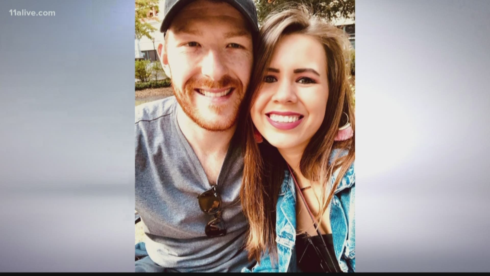 Savannah Sims, 23, was aboard a Cessna Citation private jet with her boyfriend, Morgen Smith, 25, when it went down in Gordon County.