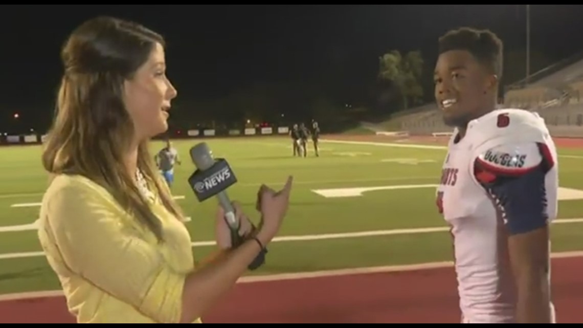 HS football player gives great post-game interview | 11alive.com