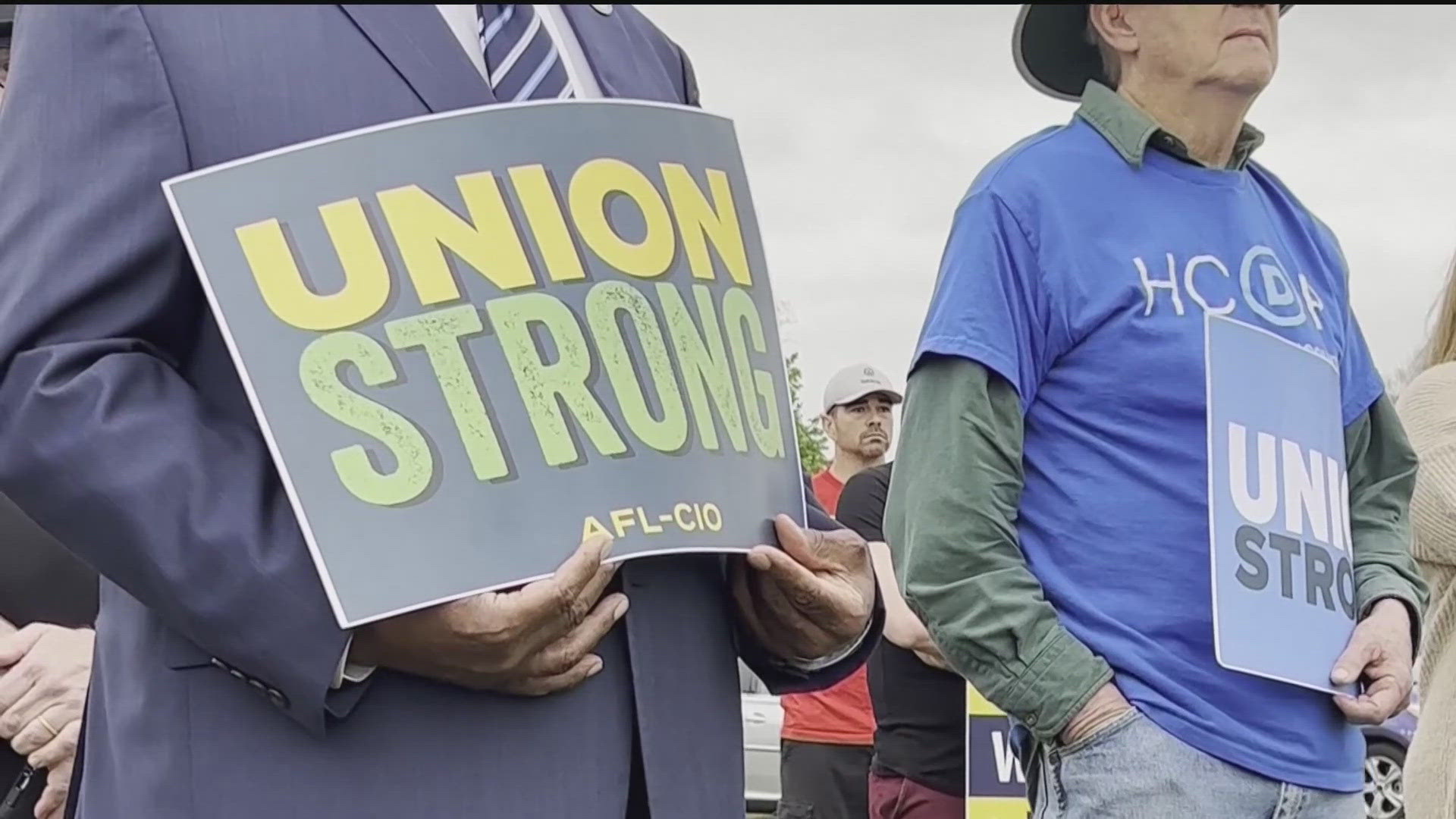 Despite Kemp signing a bill restricting how some companies could unionize, organized labor in Georgia says unions are trending upward.