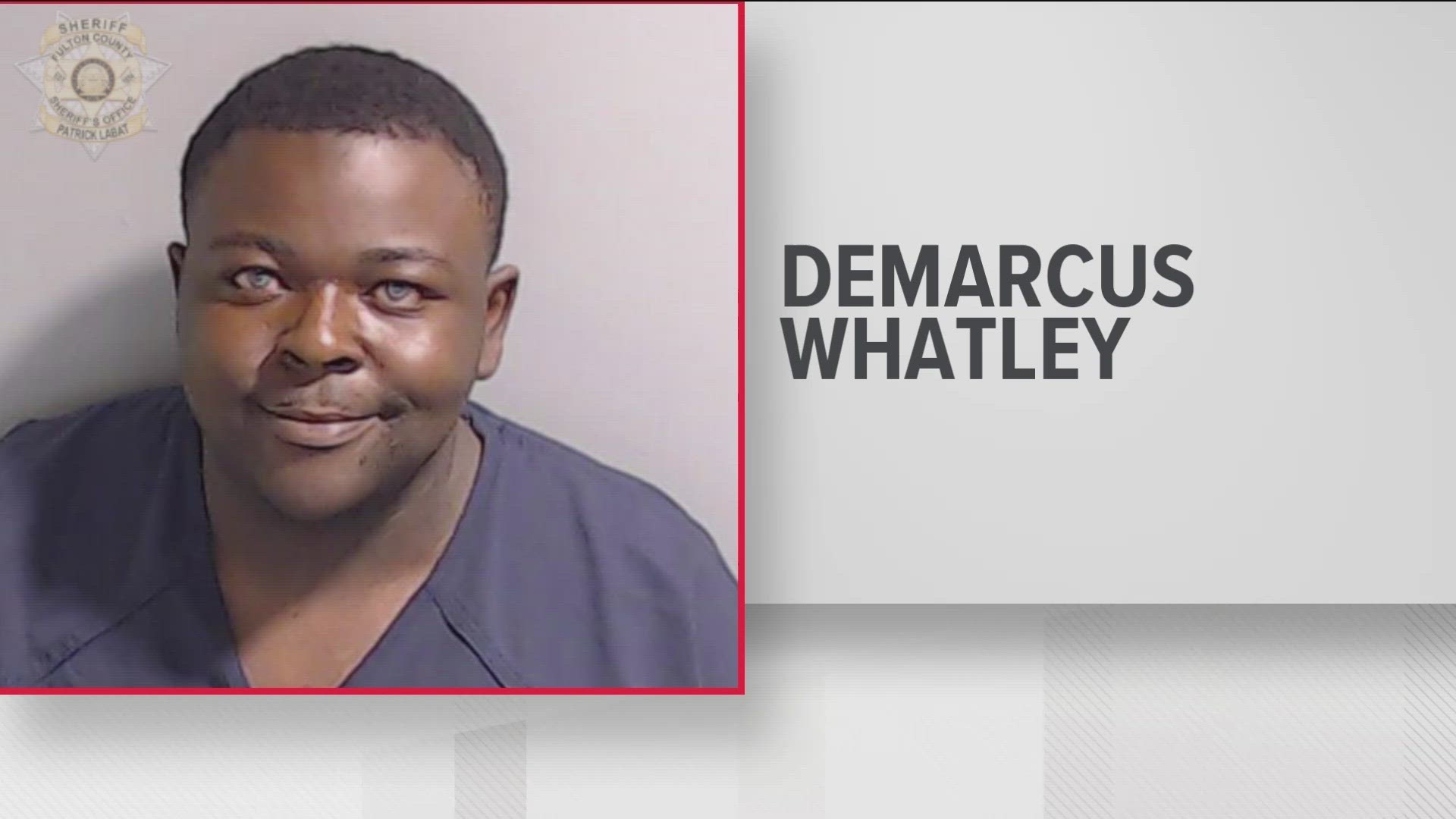 Demarcus Whatley was hired March 1 of this year. He's currently being held at the Fulton County Jail without bond.