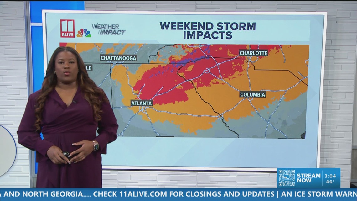 Winter storm update at 3pm | Forecasting winter weather entering north ...