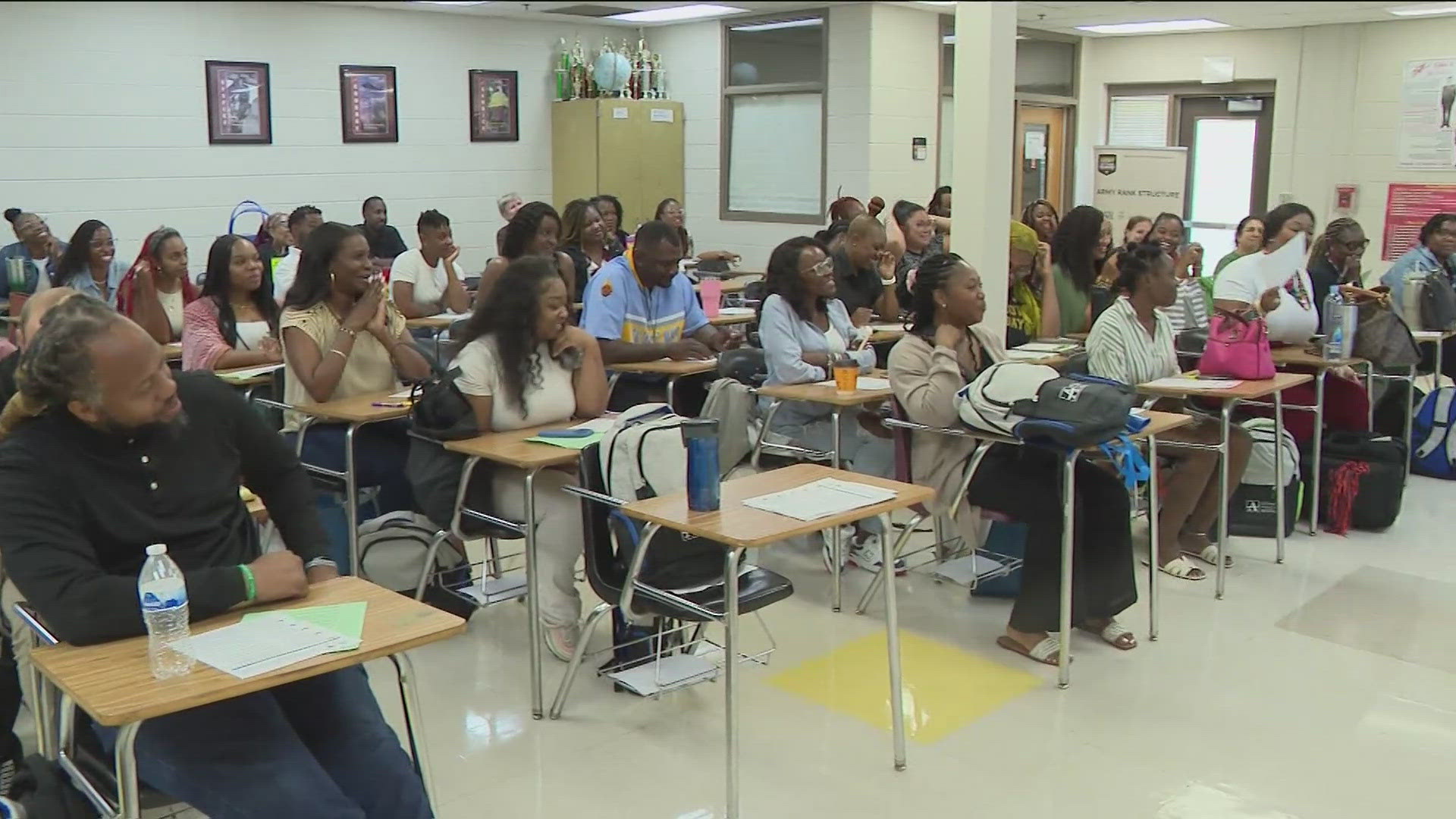 Levels of experience ranged from first-time to veteran teachers. They spent the day learning about the culture of Atlanta Public Schools and more.