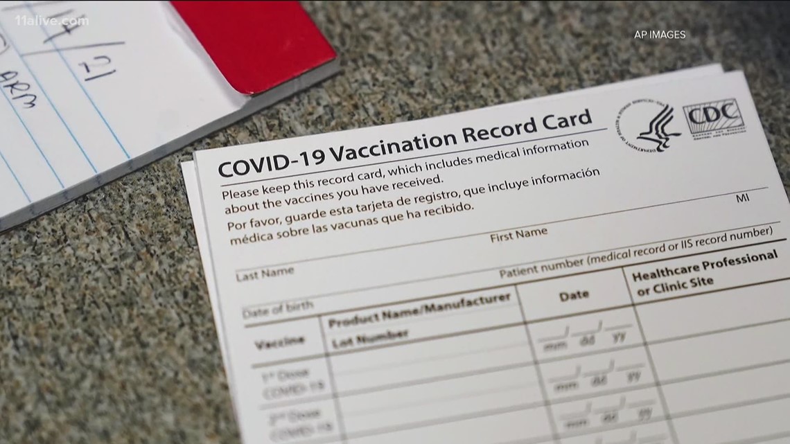 Here s why you shouldn t post your vaccine card online 11alive com