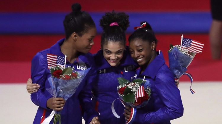 SIMONE BILES AND DEFENDING CHAMPION U.S. WOMEN'S TEAM HEADLINE