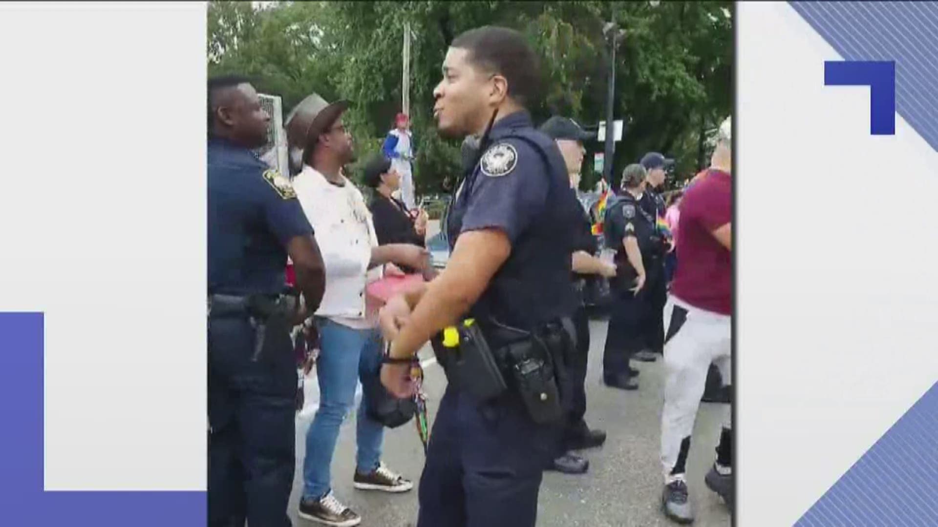 This happened at the Atlanta Pride Parade.