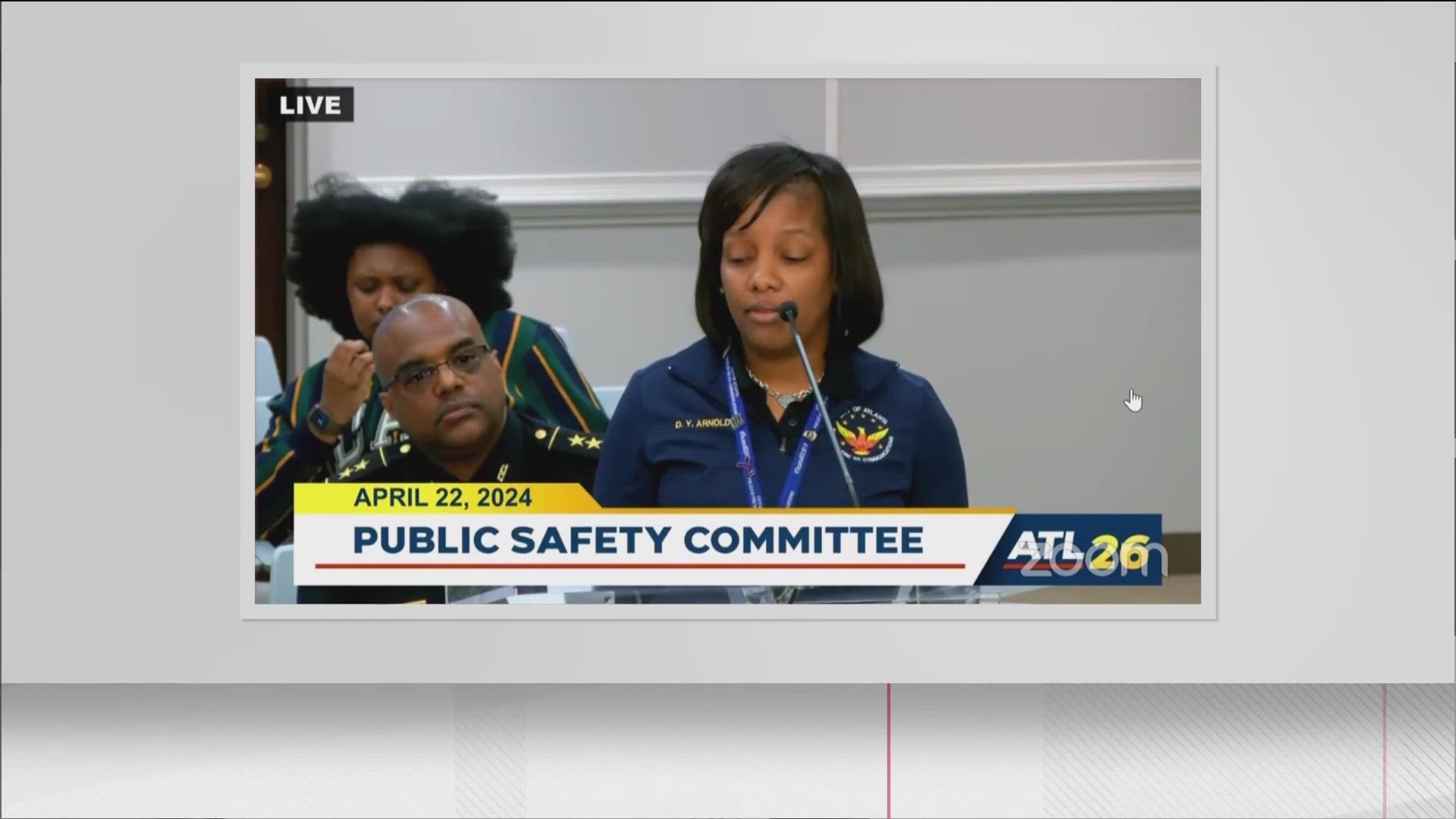 On Monday, the director of the Atlanta E-911 System addressed the city's public safety committee.