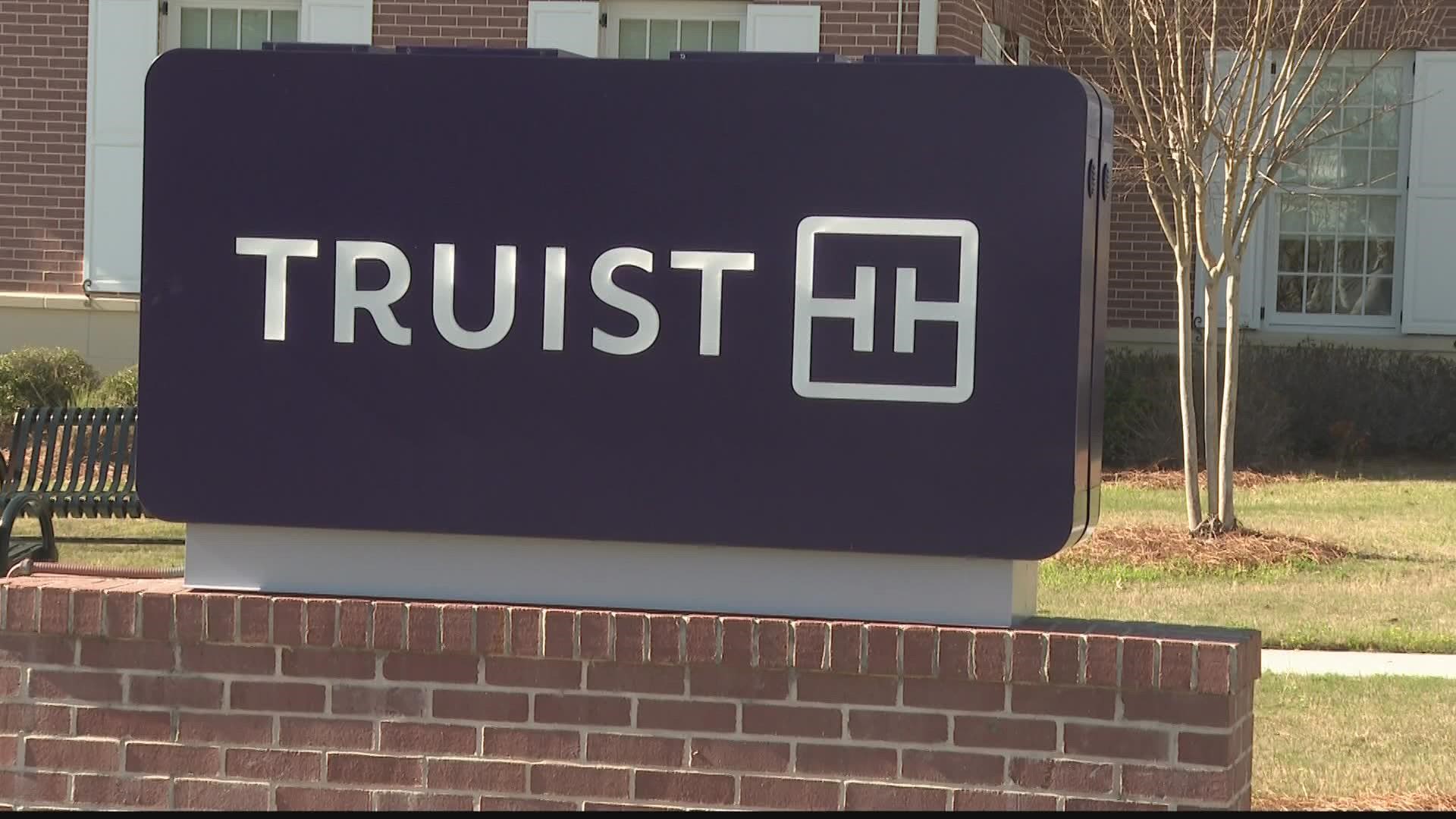Truist Bank problems in wake of SunTrust merger