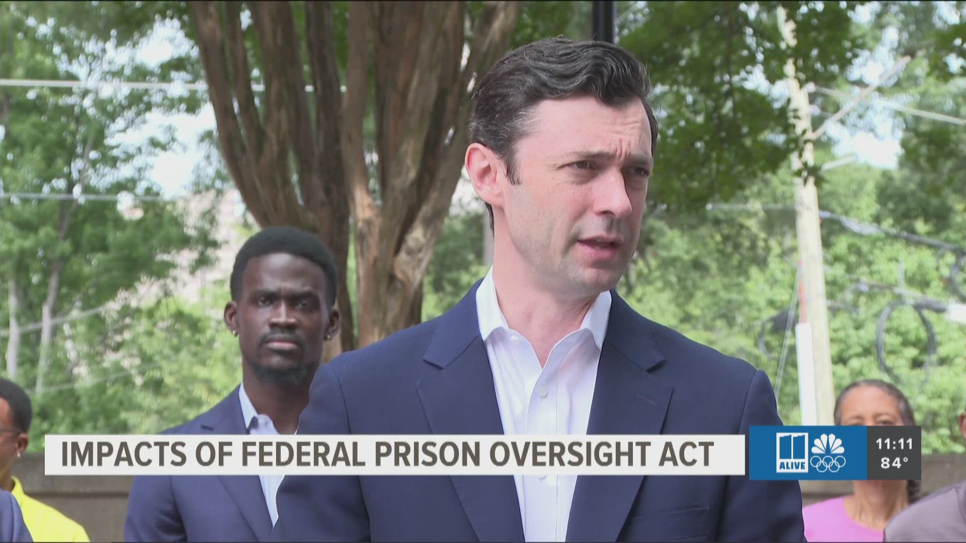 Sen. Ossoff is calling for change with Federal Prison Oversight Act, which Gov. Kemp signed into law a few days ago.