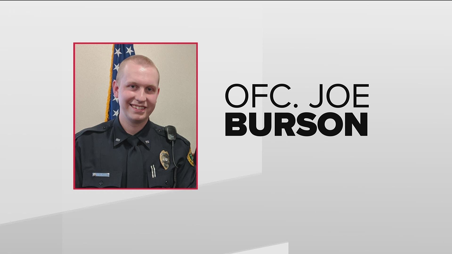 Holly Springs Police Chief Tommy Keheley called the officer, Joe Burson, a 'model officer' as well.