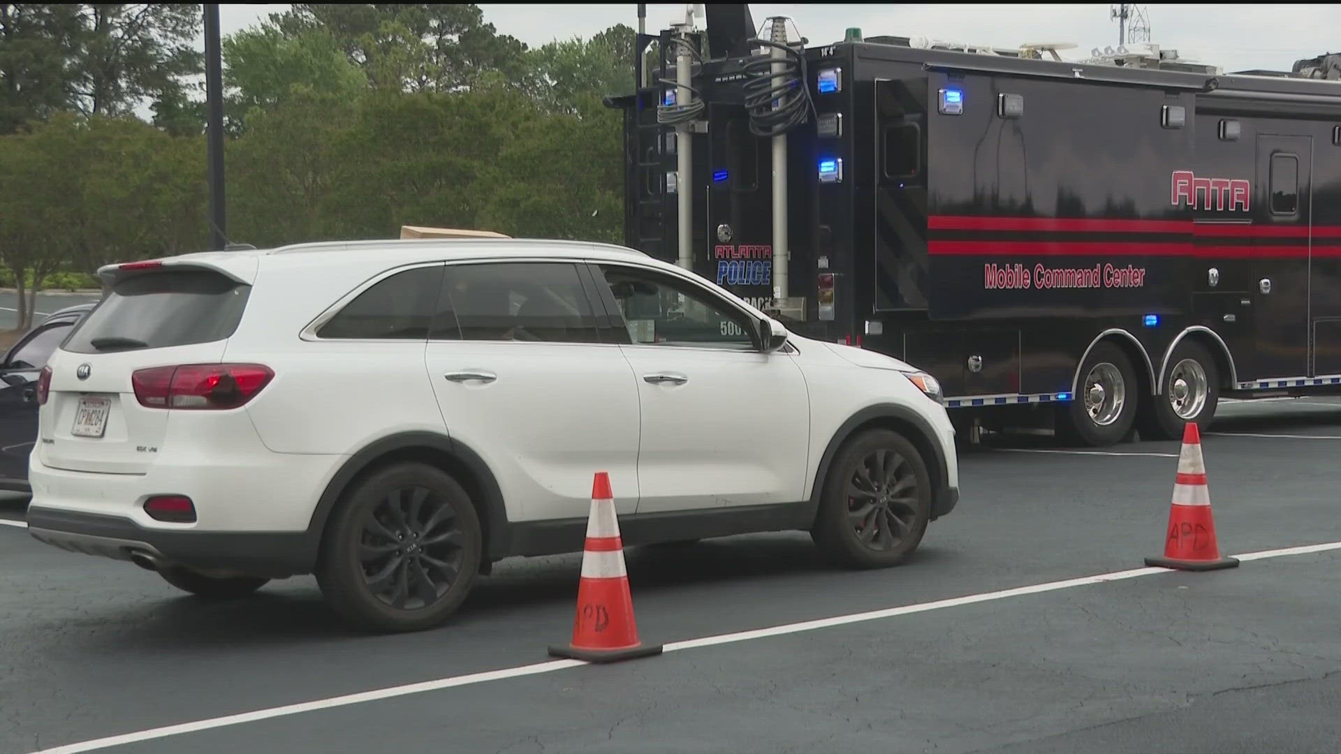 Atlanta Police helped drivers of those vehicles feel a little safer on Friday.