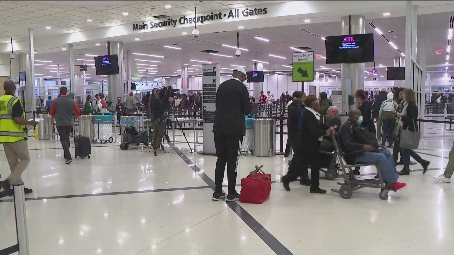 The busiest travel day is expected to be Sunday.