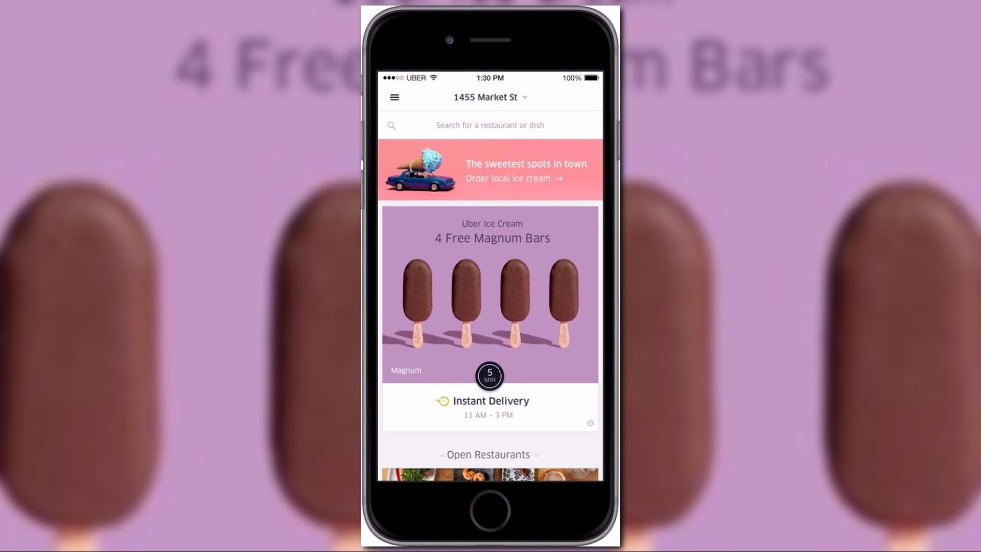 You can call an Uber for an ice cream in honor of National Ice Cream