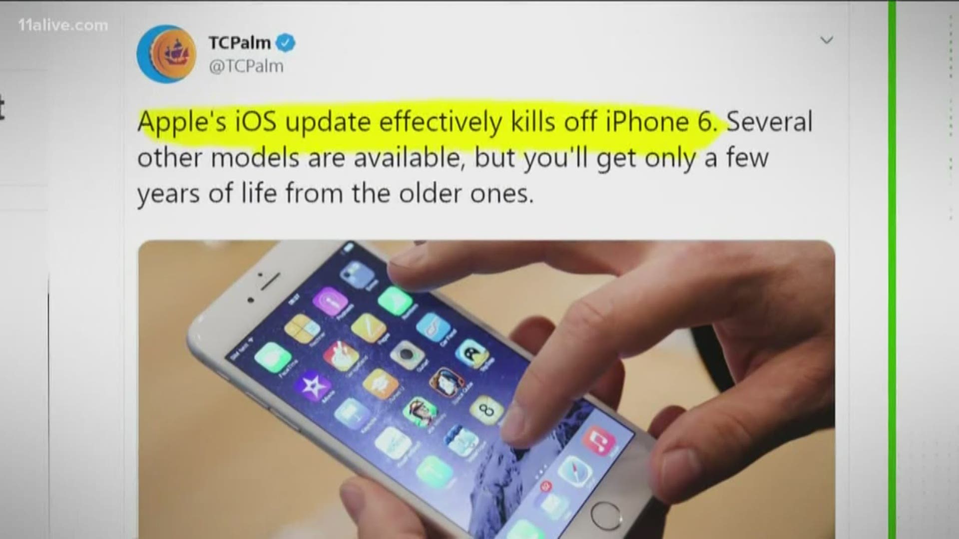 Claims that the Apple's upcoming new operating service will make it so you can't use an iPhone 6 at all are a bit misleading.