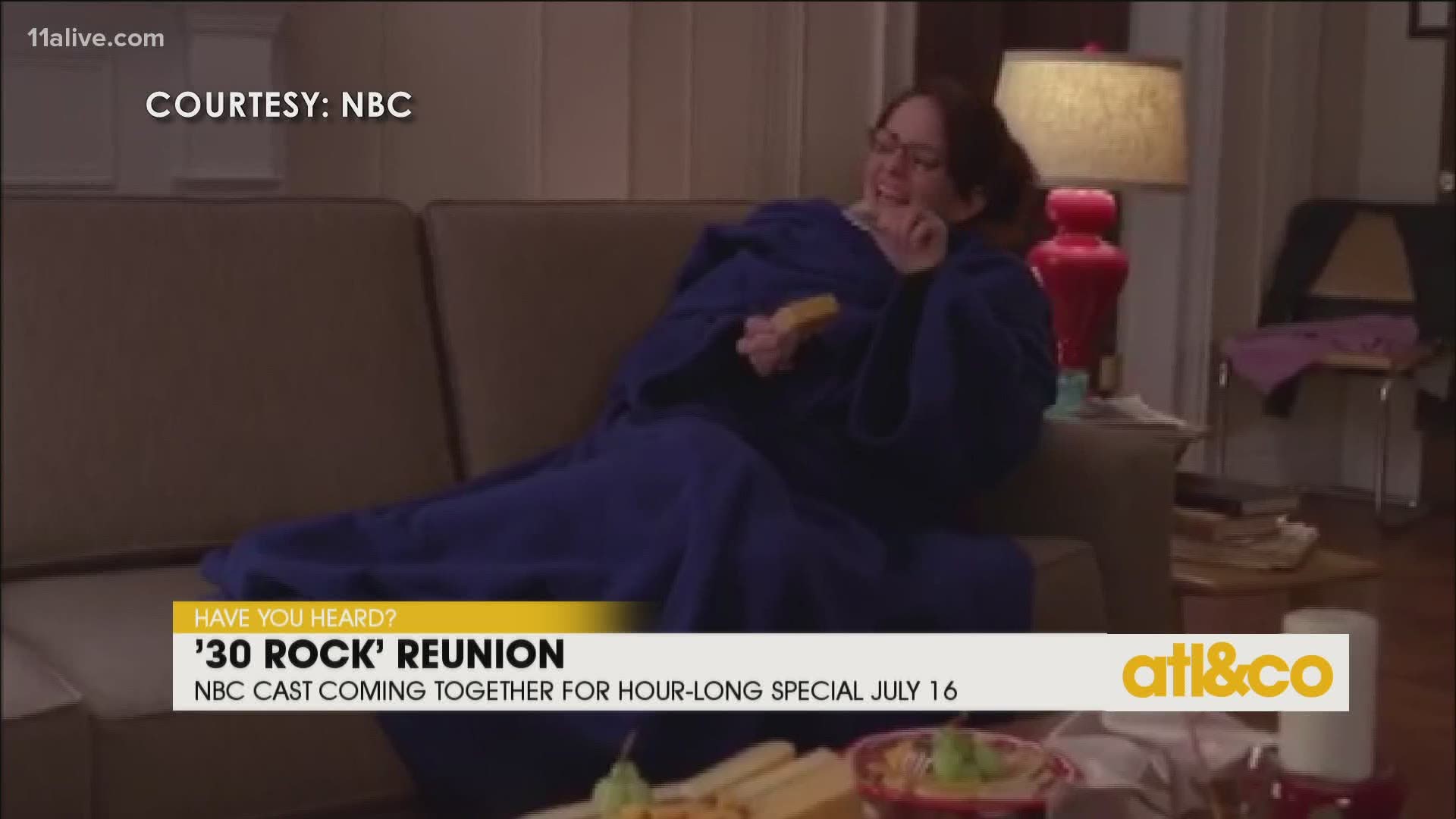 Don't miss the one-hour '30 Rock' special, reuniting the "Must See TV" characters on July 16 on 11Alive.