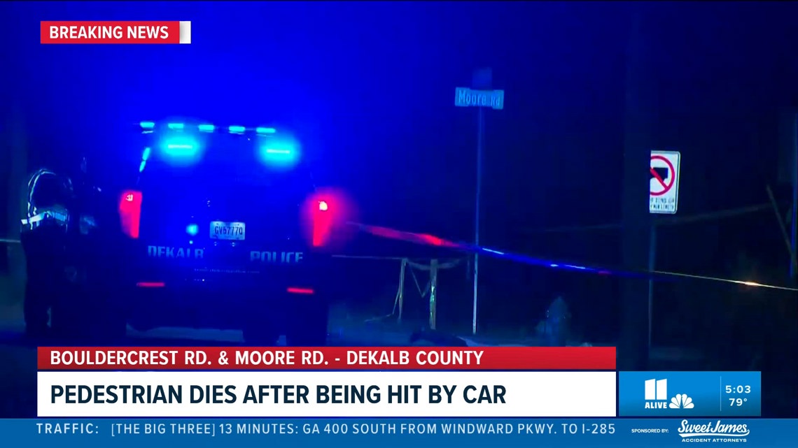 Pedestrian hit, killed by vehicle in DeKalb Co.