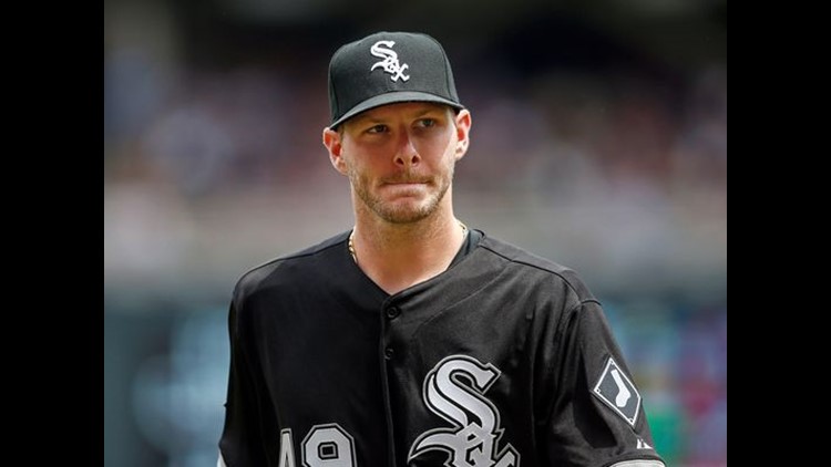 White Sox suspend Chris Sale for five days after he destroyed uniforms