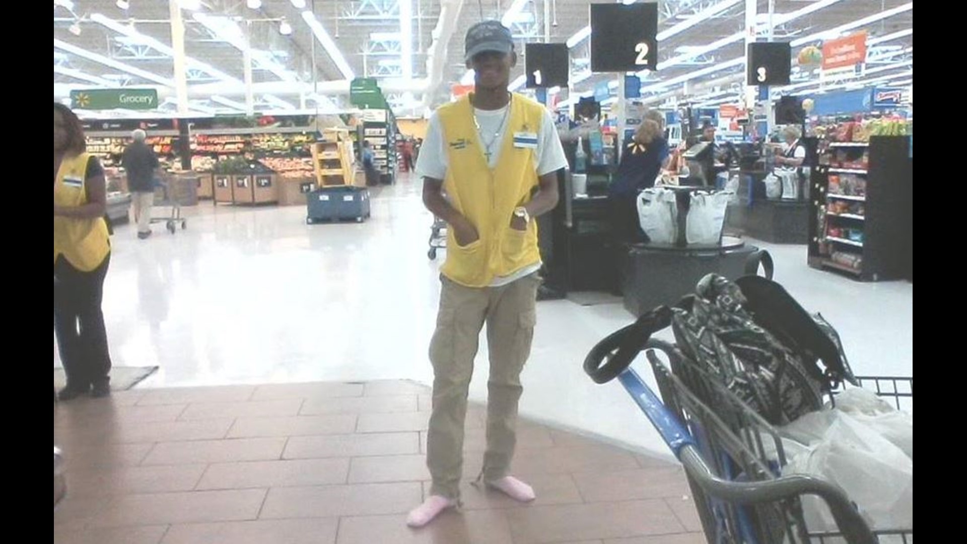 Walmart Homeless Mile in his shoes: Walmart employee gives homeless man shoes from his ...