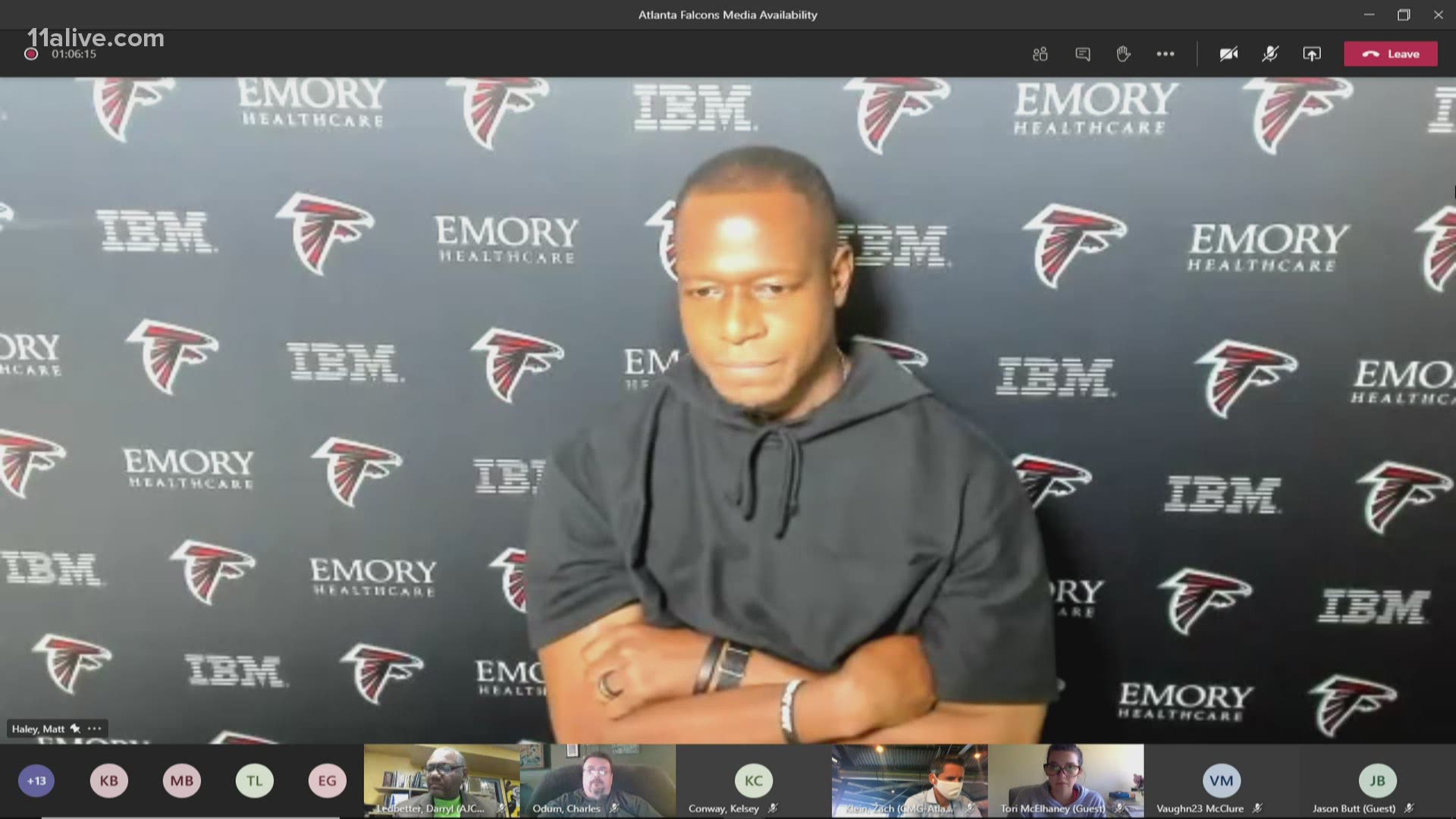 Atlanta Falcons interim head coach Raheem Morris speaks for first time |  