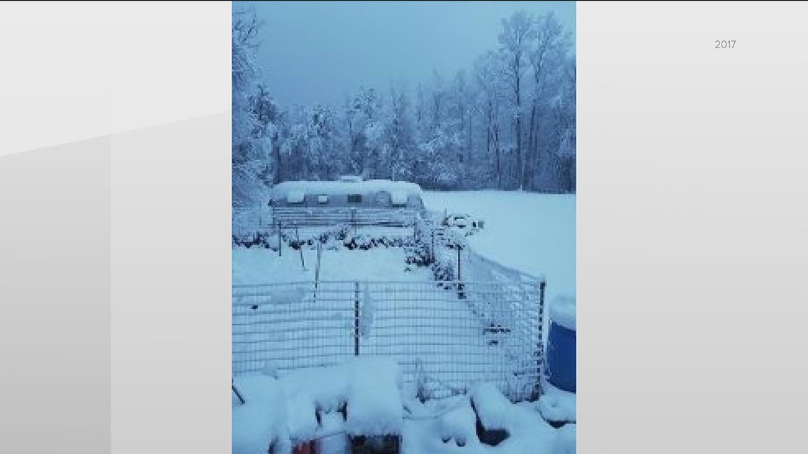 On this day five years ago, it was snowing in