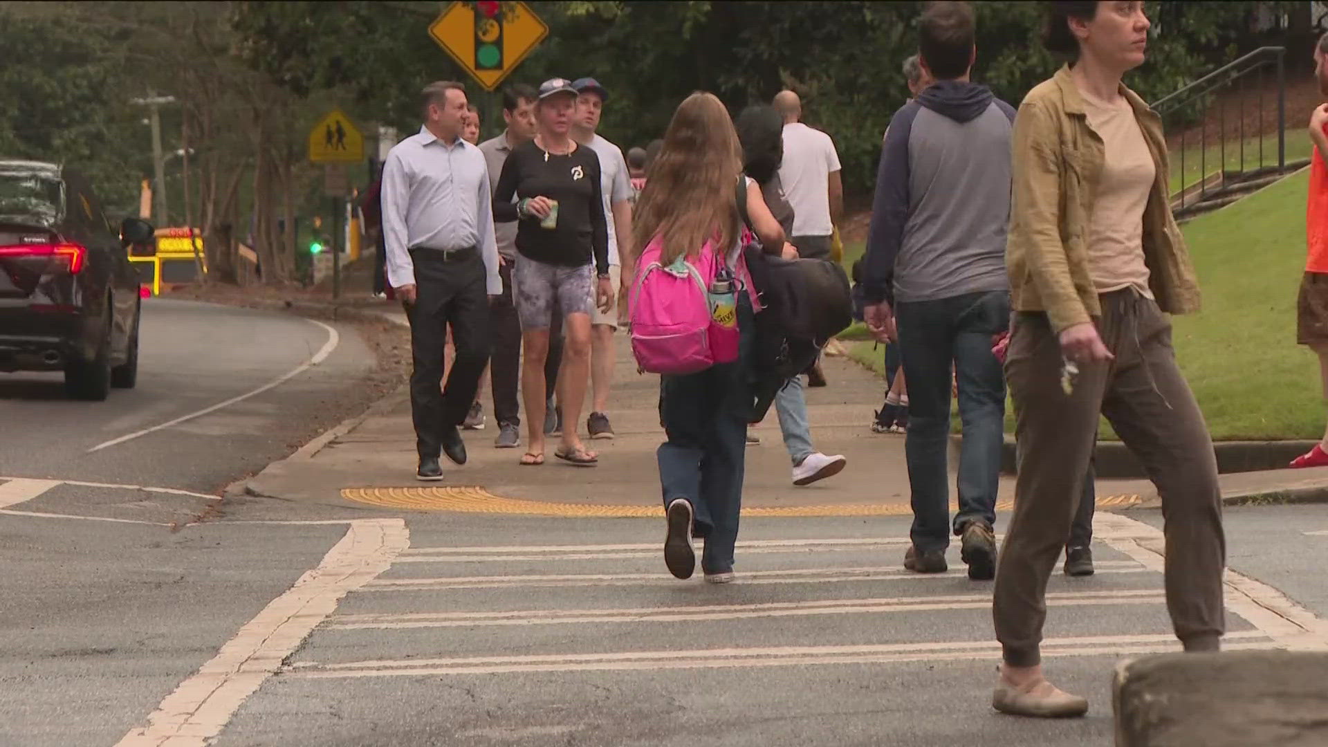 A message about the increased patrols and social media threats went to parents on Wednesday.