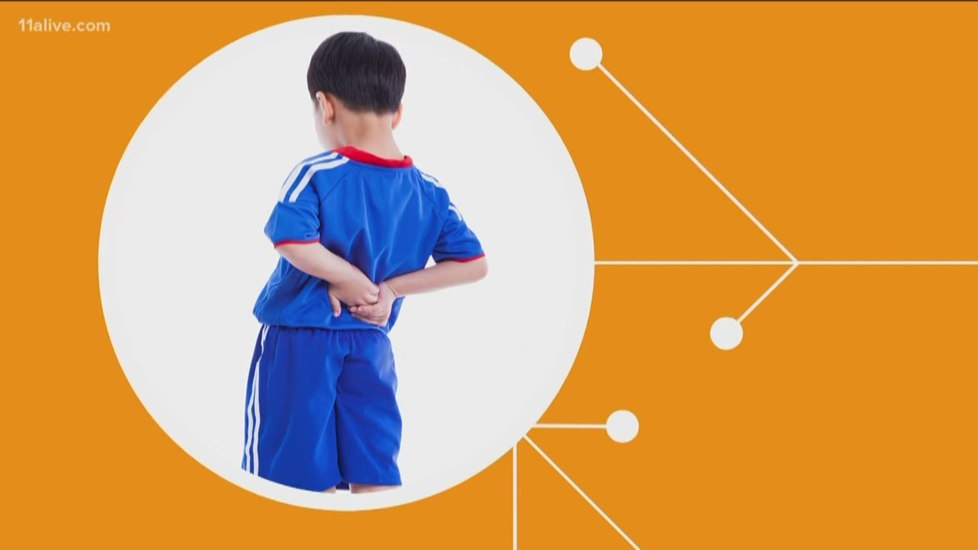 Studies show that at least 30 percent of young children experience some form of back pain.