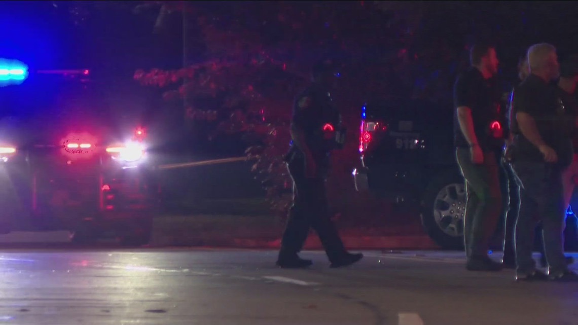 Three suspects on the run after trying to hit officers with car near ...