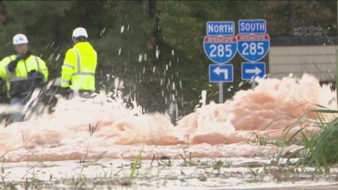 Crews work to repair water main break in DeKalb County | 11alive.com
